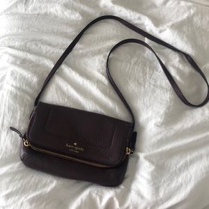 Kate Spade Maroon Cross body purse